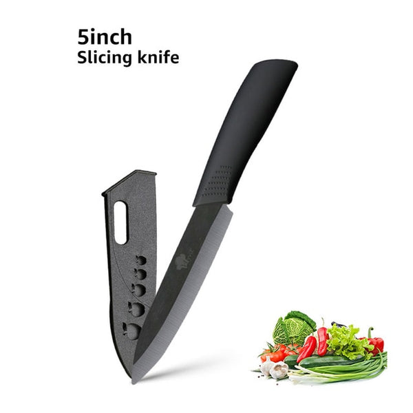 Ceramic knife 3 /4 /5 /6 Inch Ceramic Knife Black Blade Ergonomic Handle Kitchen Fruit Paring Gift Knife Japanese Sashimi