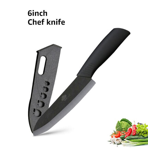 Ceramic knife 3 /4 /5 /6 Inch Ceramic Knife Black Blade Ergonomic Handle Kitchen Fruit Paring Gift Knife Japanese Sashimi