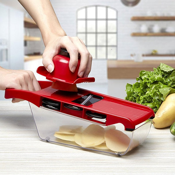 Myvit Vegetable Cutter with Steel Blade Mandoline Slicer Potato Peeler Carrot Cheese Grater vegetable slicer Kitchen Accessories