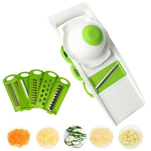 Konco Multi-functional Vegetable Fruits Tool Potato Masher ricer Vegetable Mandoline slicer Peeler Cutter Carrot Shredder Grater