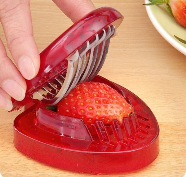 Stainless Steel Potato Slicer Tomato Cutter Tool Shreadders Lemon Cutting Holder Banana Cutter Cooking Tools Kitchen Accessories